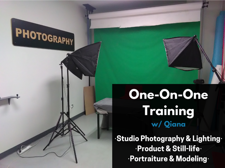 Studio Photography, Lighting, & Portraiture - 1-on-1 w/ Qiana