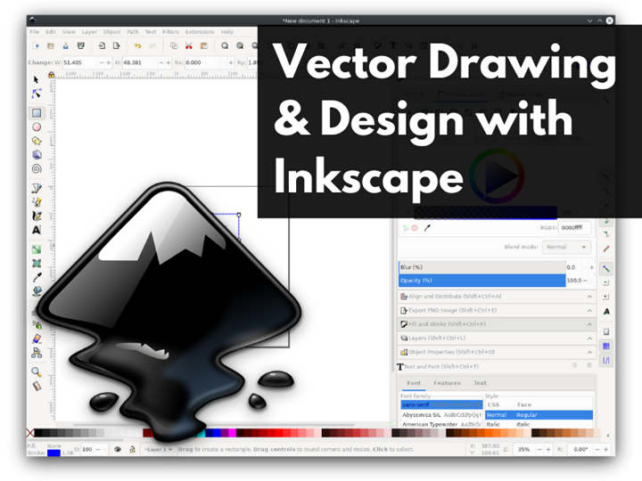 Vector Drawing & Design with Inkscape