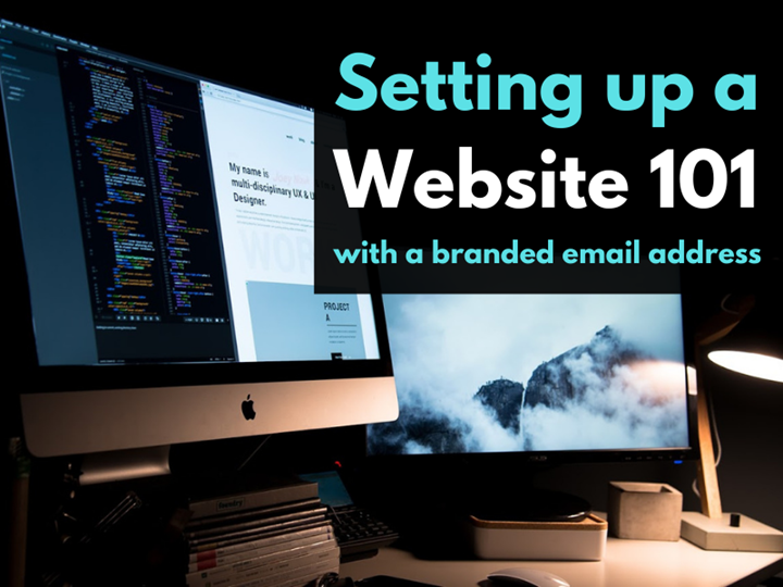 Setting up a Website 101 with a Branded Email Address